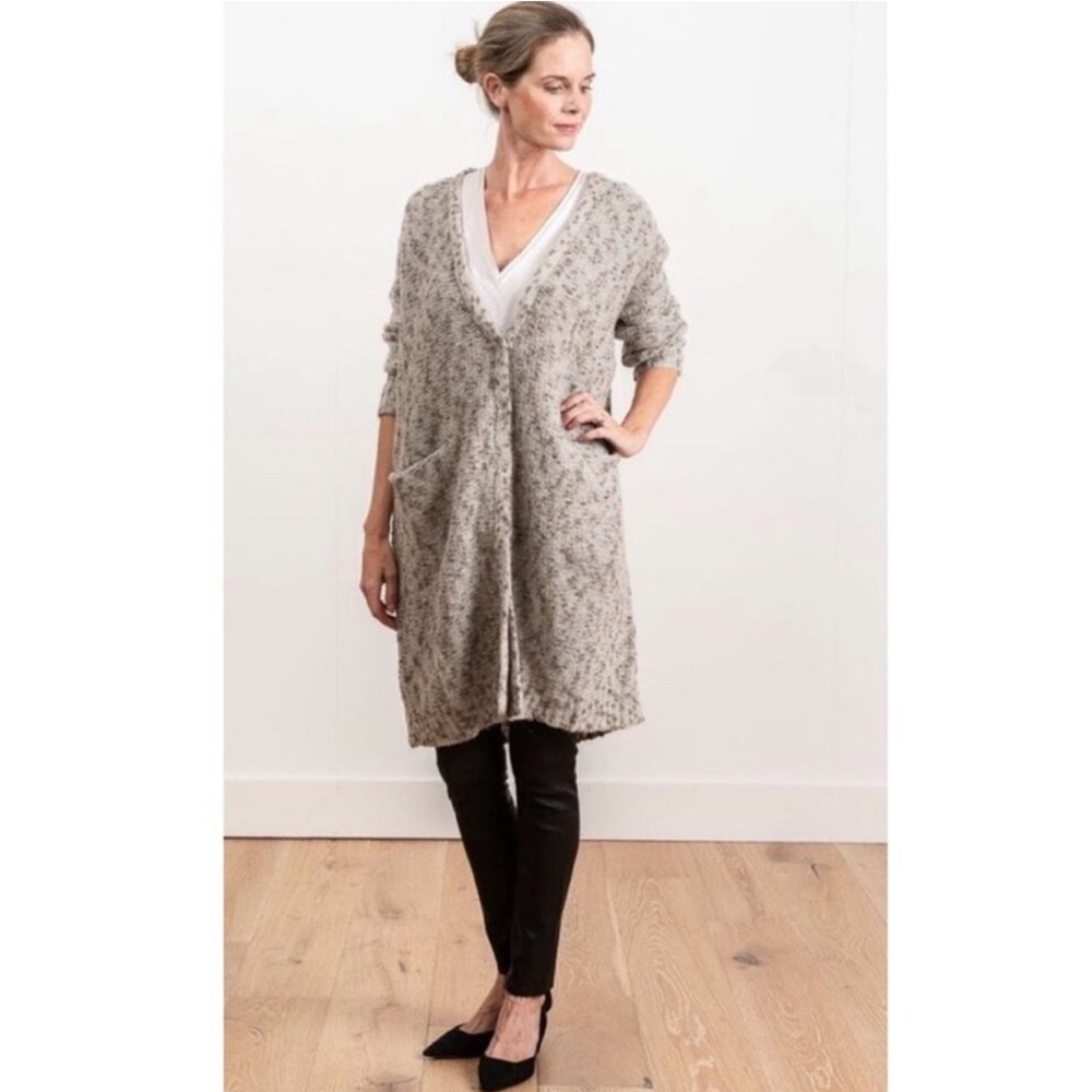Inhabit Long Cardigan Sweater.